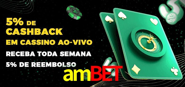 Promoções do cassino ao Vivo ambet